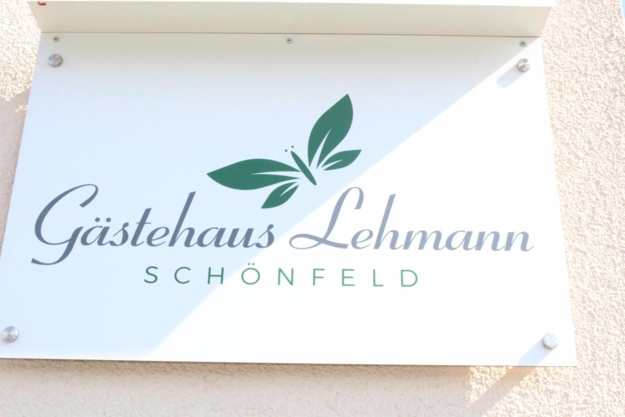 Gästehaus Lehmann - Apartment Holunder Schonfeld  Exterior foto